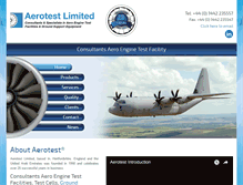 Tablet Screenshot of aerotest.com
